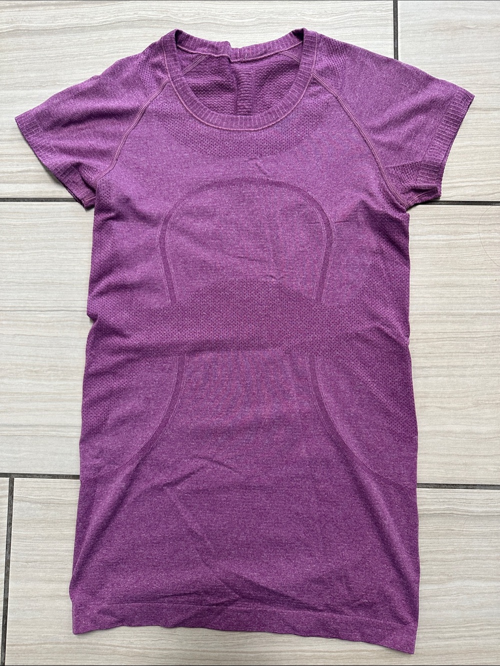 Women’s Purple Short Sleeve Athletic Top